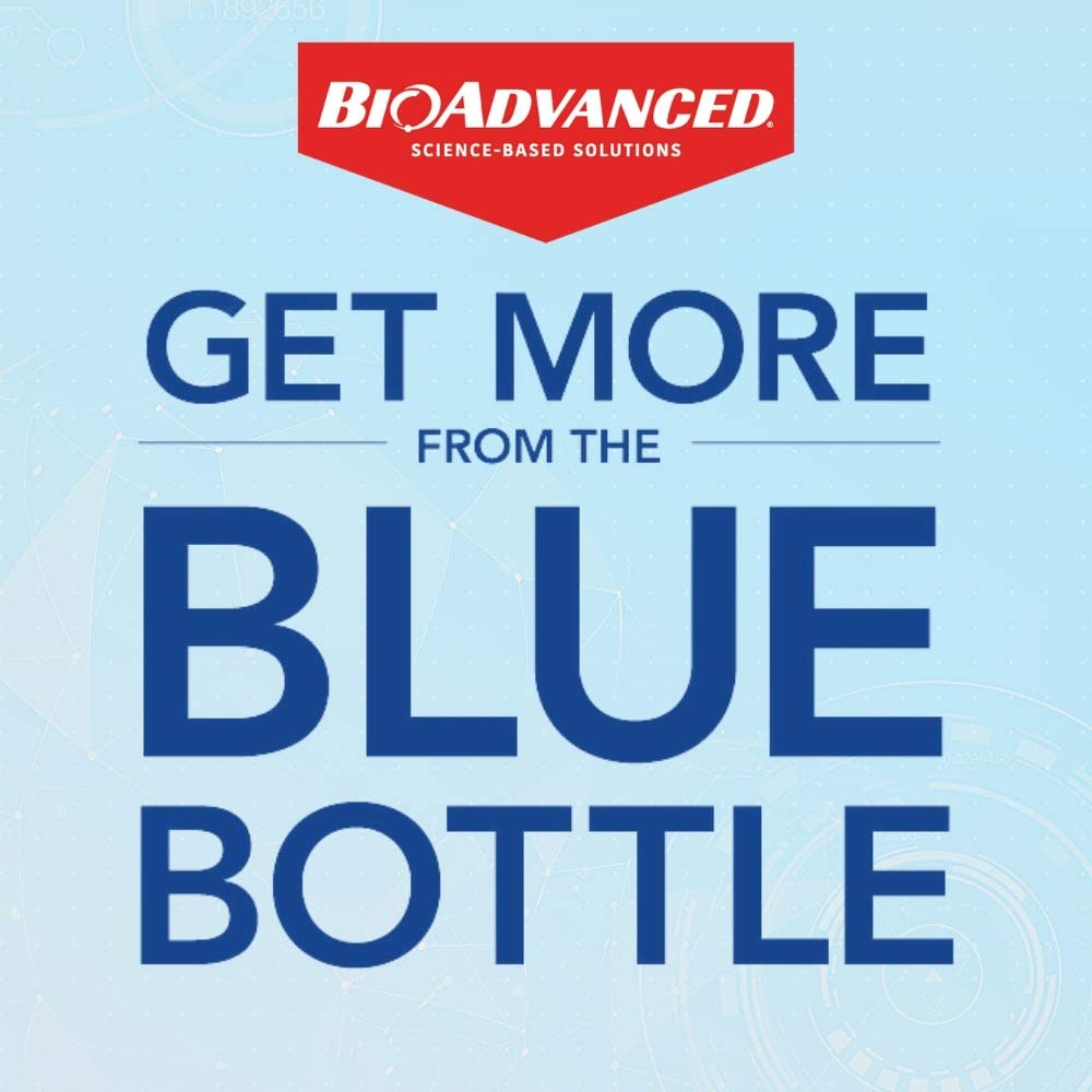 BioAdvanced rainproof protection lasts through rainfall, reducing reapplication.