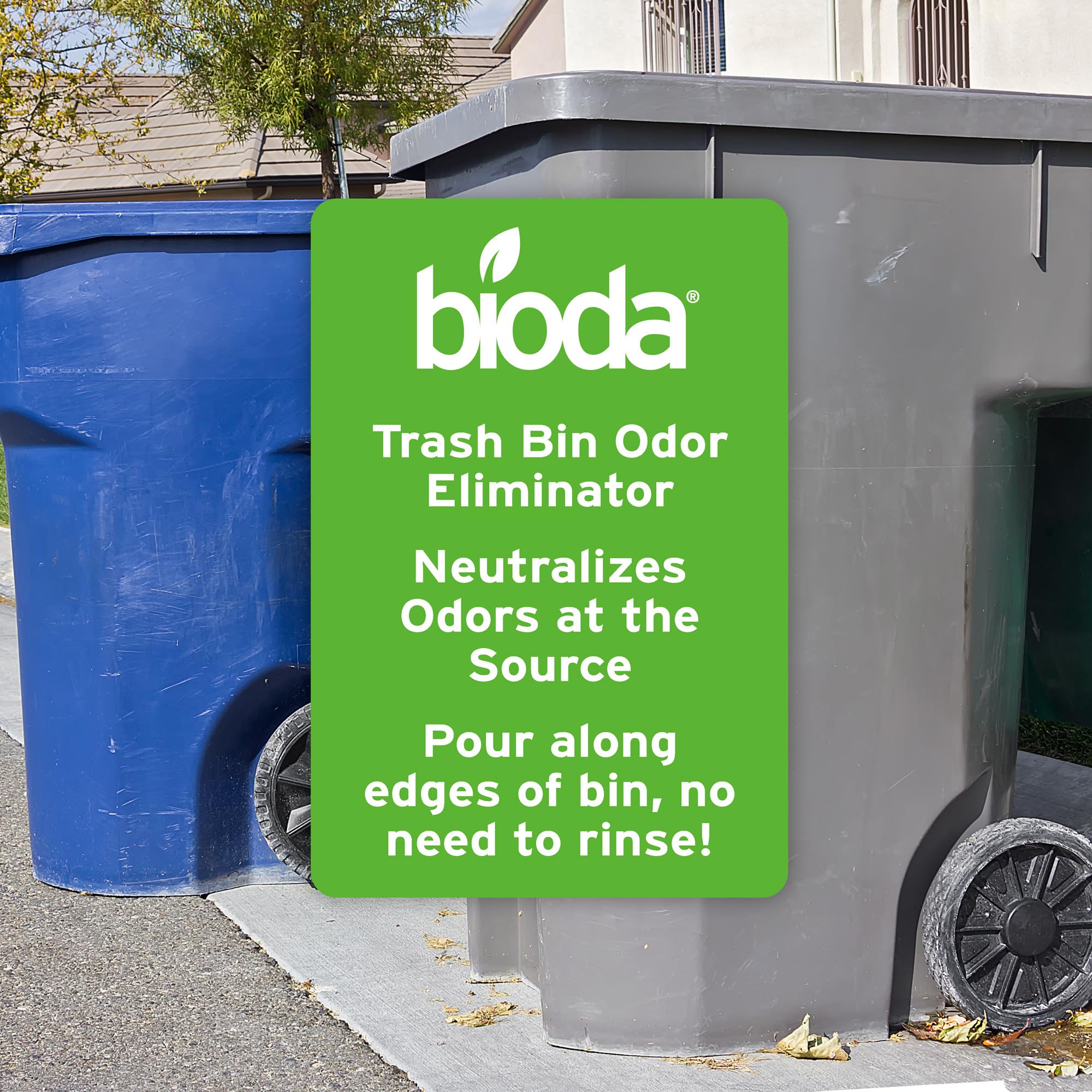 Bioda enzyme cleaner deodorizer in use on floors for lasting freshness.