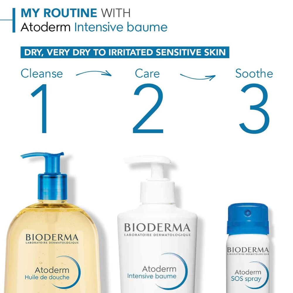 Bioderma Atoderm Intensive Balm packaging info for duo pack details.