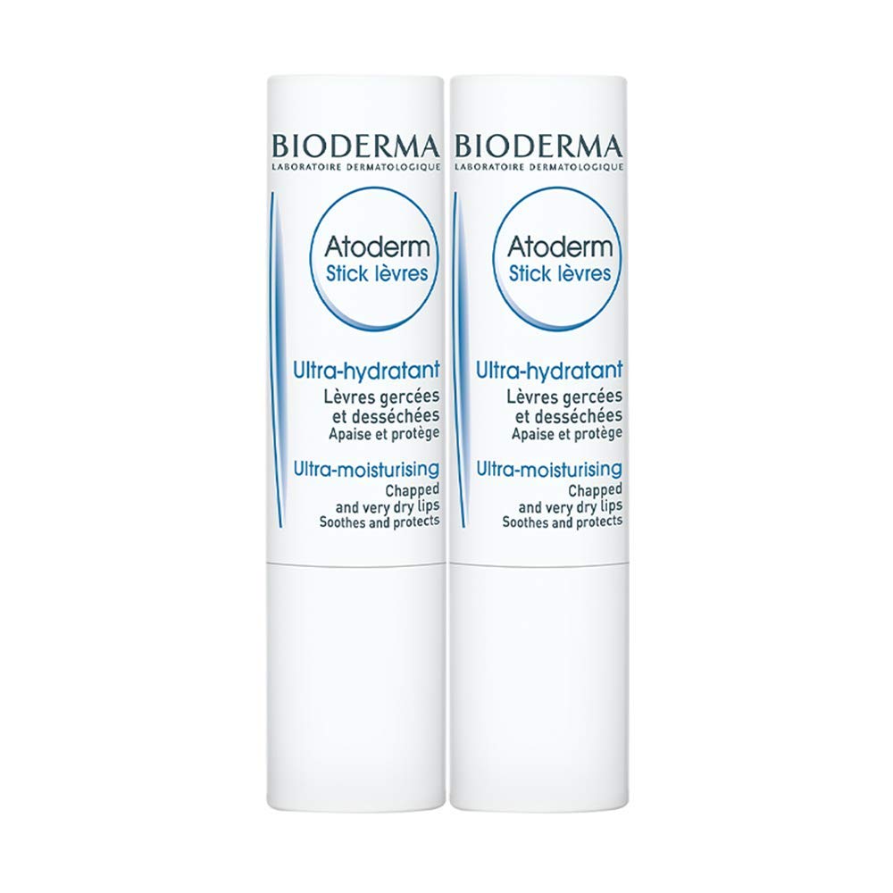 Bioderma Atoderm Lip Stick packaging shown for travel-ready moisture