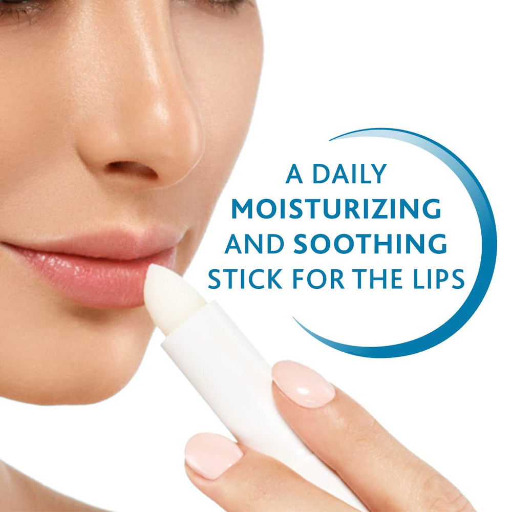 Bioderma Atoderm Lip Stick swatch on skin showing creamy texture