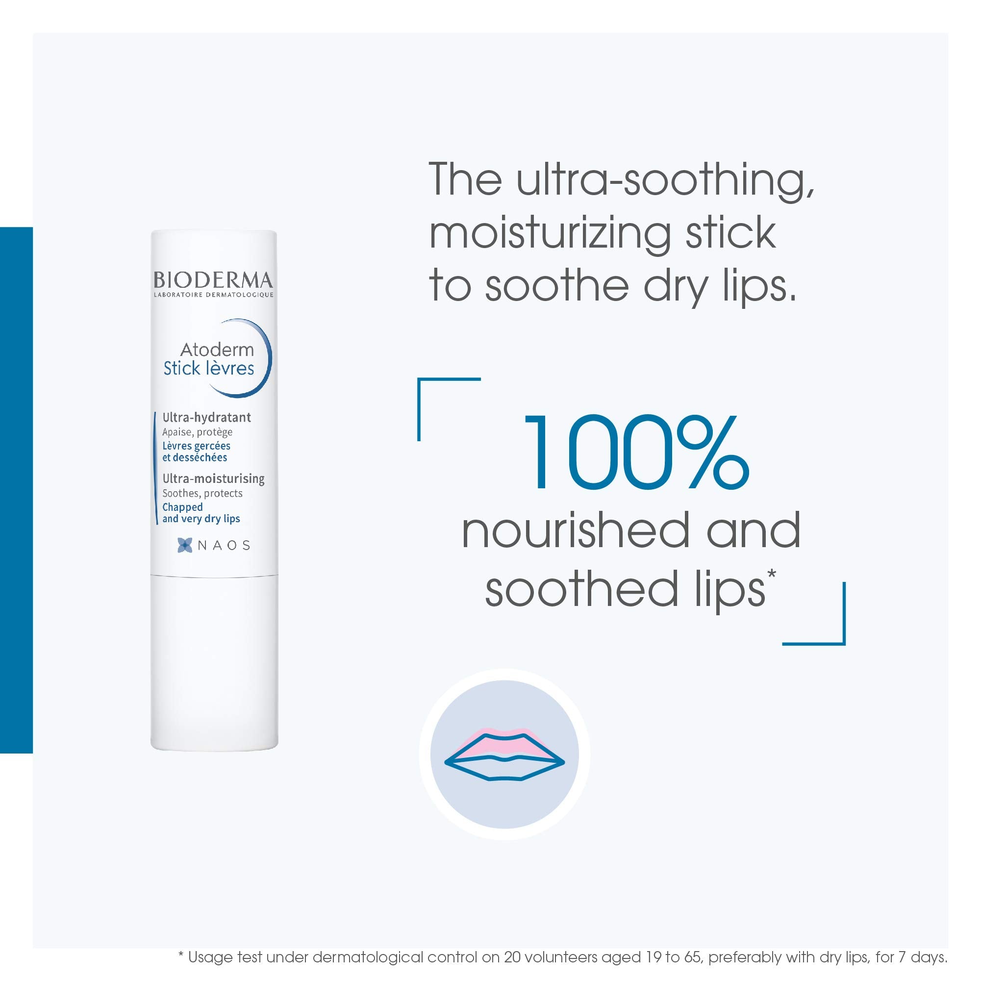 Bioderma Atoderm Lip Stick twist mechanism close-up for easy application