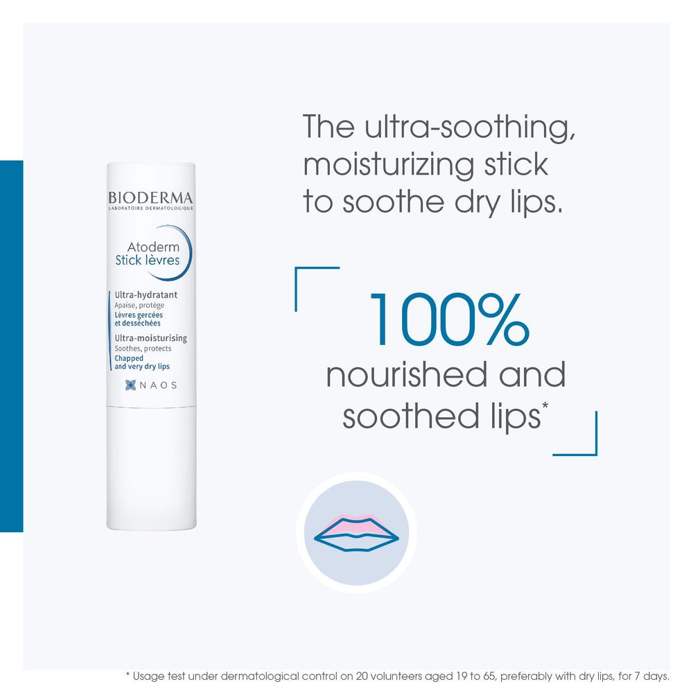 Bioderma Atoderm Lip Stick twist mechanism close-up for easy application