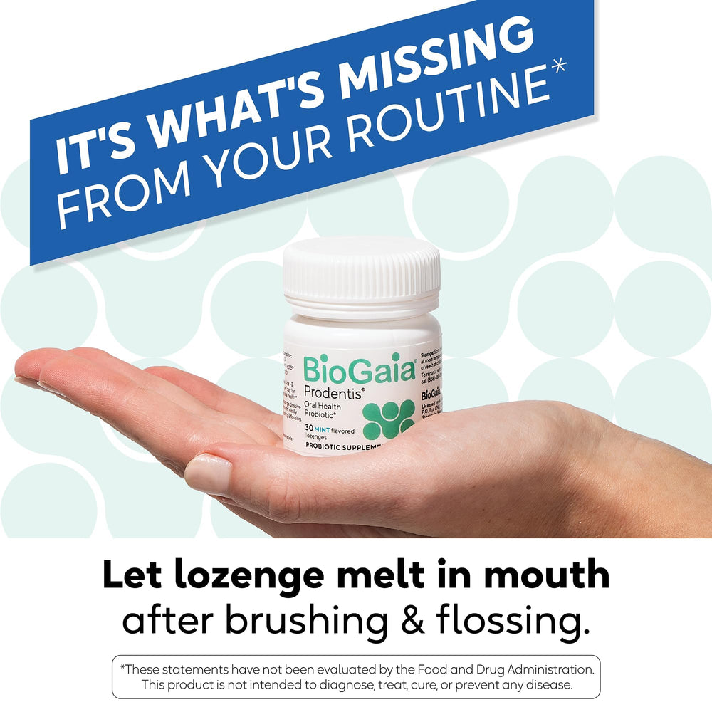 BioGaia Prodentis clinical study graphic highlighting evidence-backed probiotic benefit