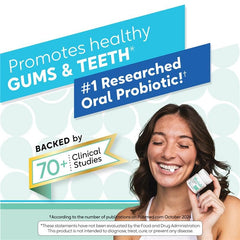 Mint flavor lozenges provide refreshing taste while supporting oral health.