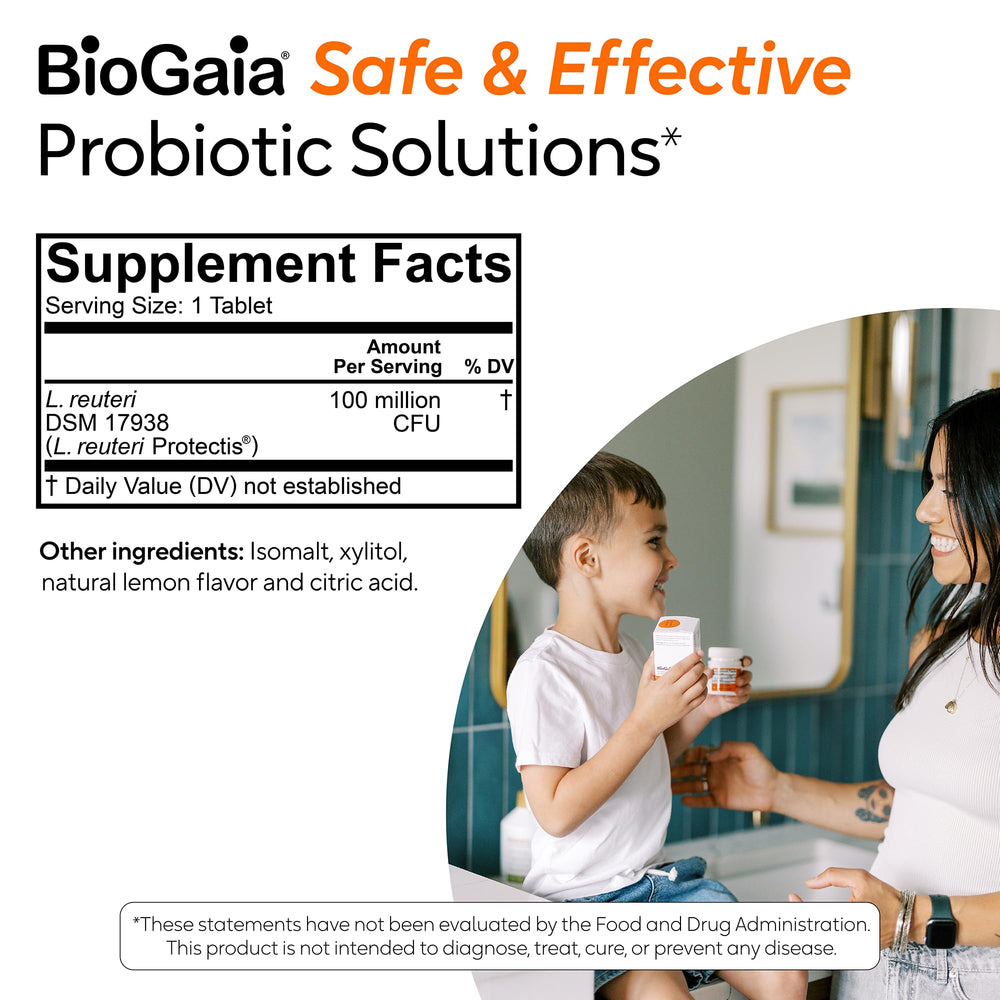 Chewable format eases dosing for busy families.