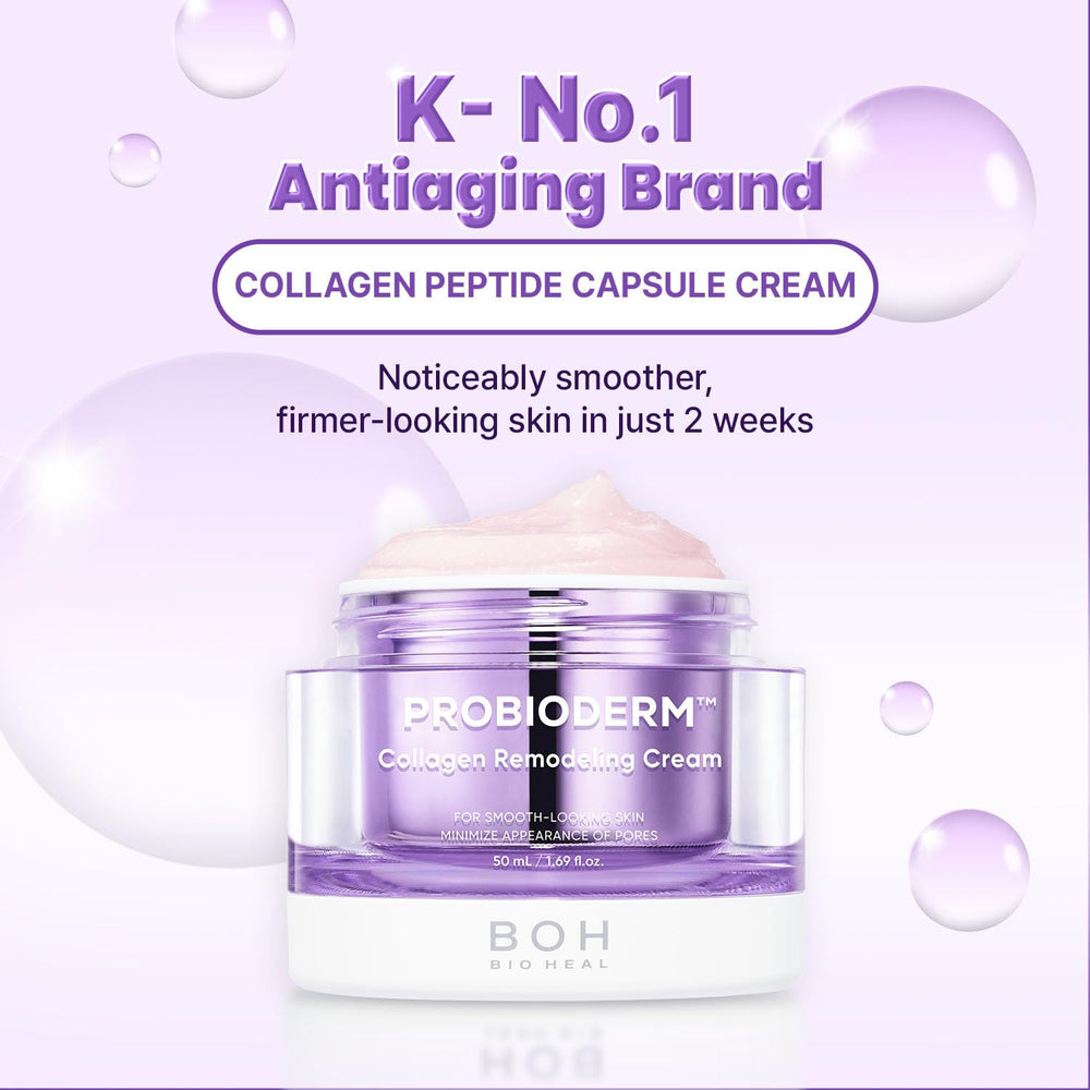 BIOHEAL BOH Probioderm massage-ready cream during morning skincare routine