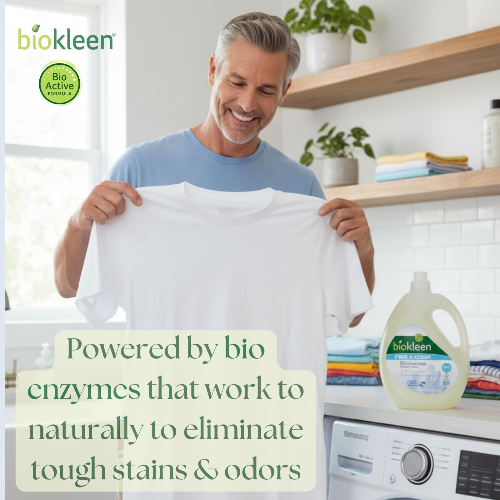 Biokleen Free & Clear USA-made label communicates domestic production and safety commitment