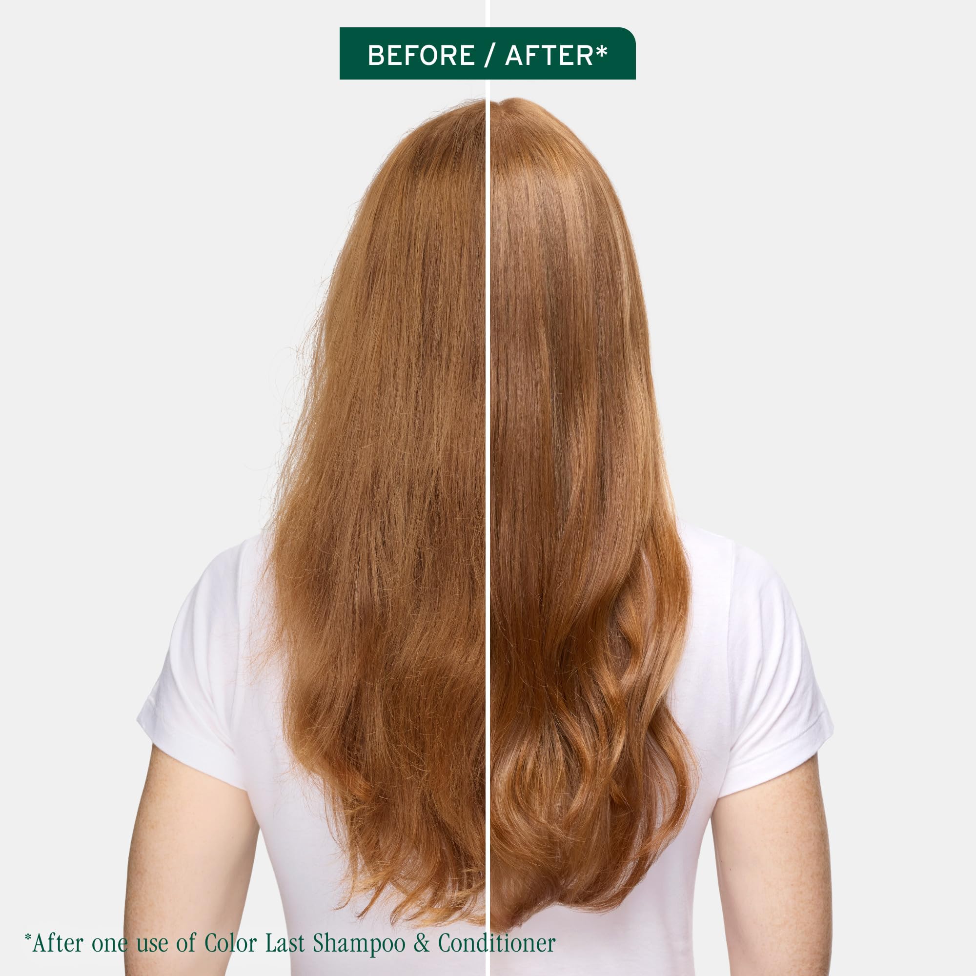 Biolage Color Last Shampoo pour demonstrates easy application for quick cleansing