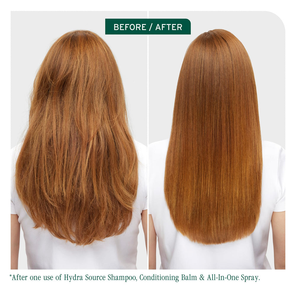 biolage all-in-one spray on color-treated hair with gentle conditioning.