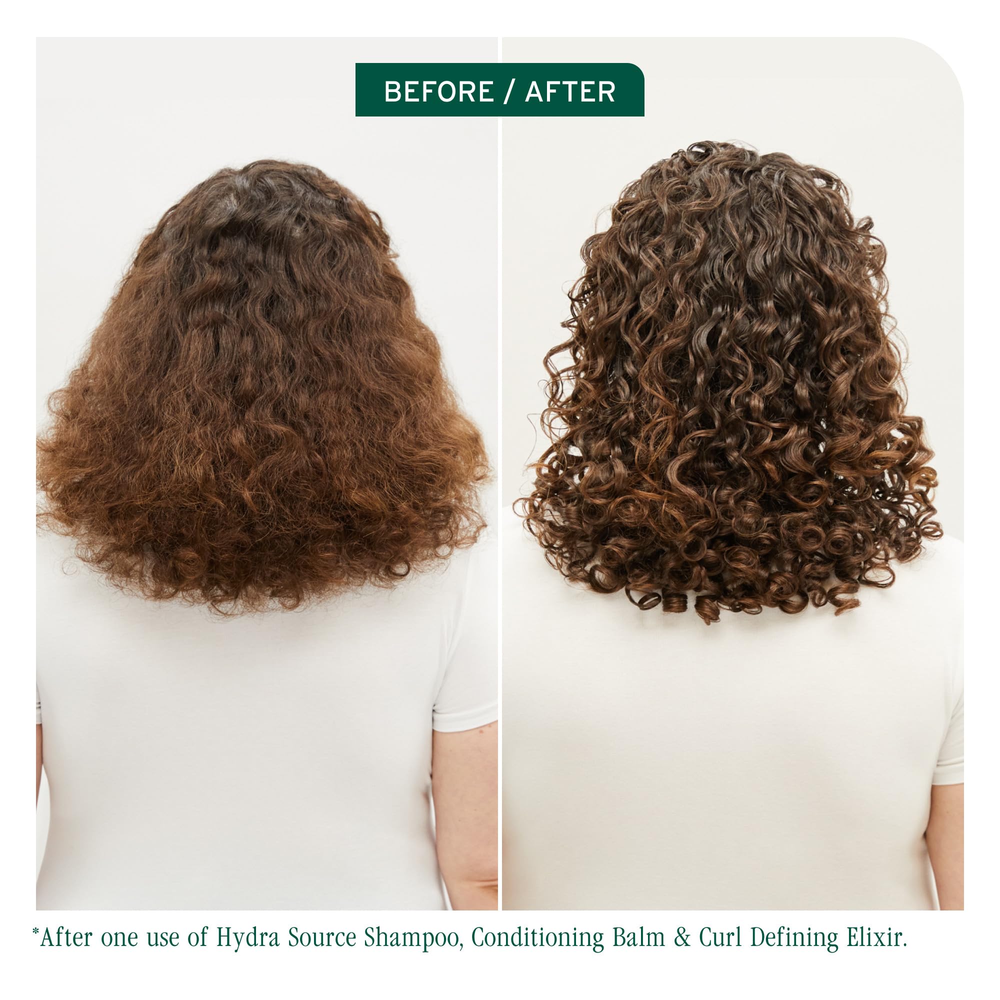 Biolage Curl Defining Elixir applied to damp hair for even texture
