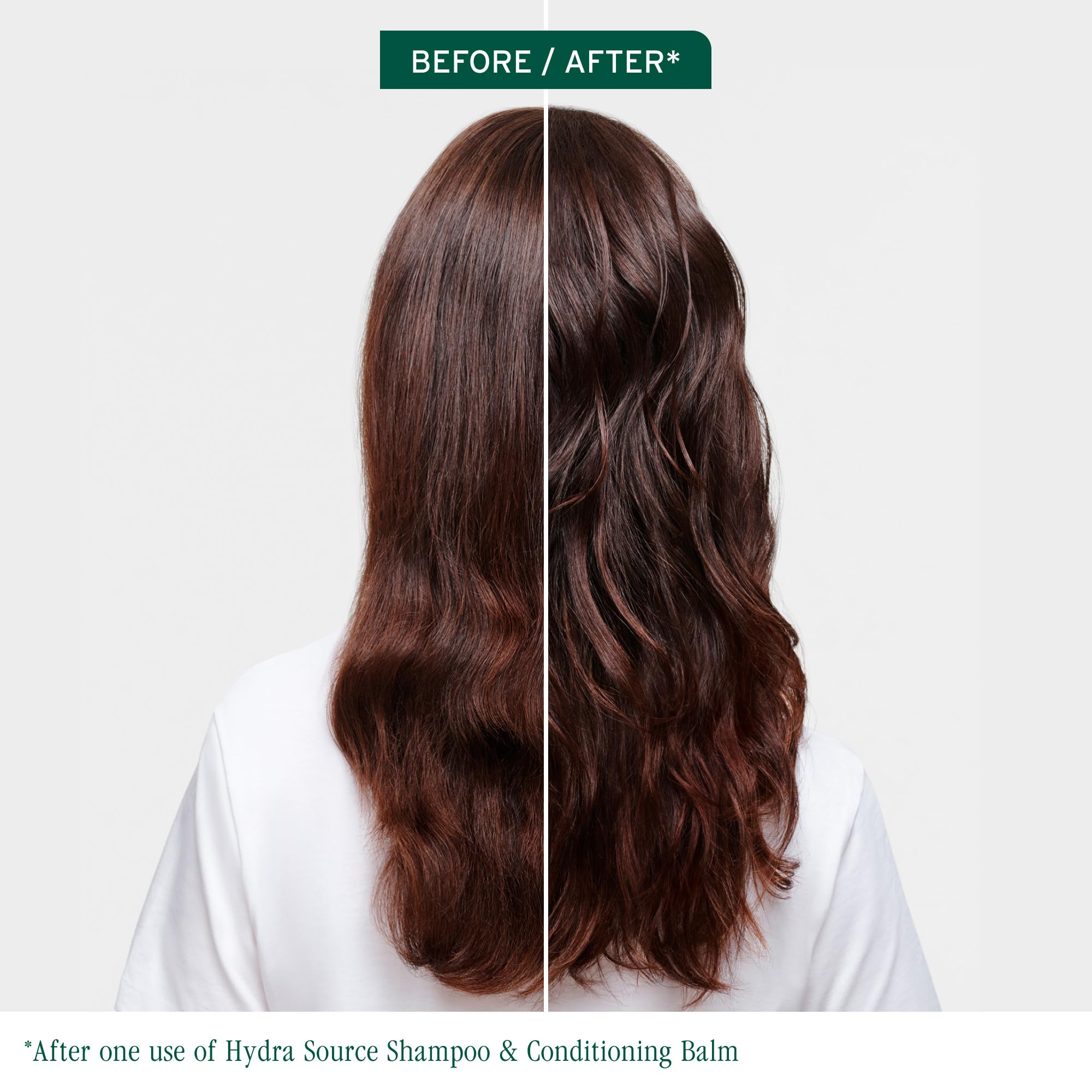 Biolage HydraSource label highlights micro-filtered hyaluronic acid benefits