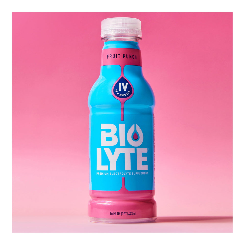 BIOLYTE ready-to-drink hydration for post-event recovery and energy.