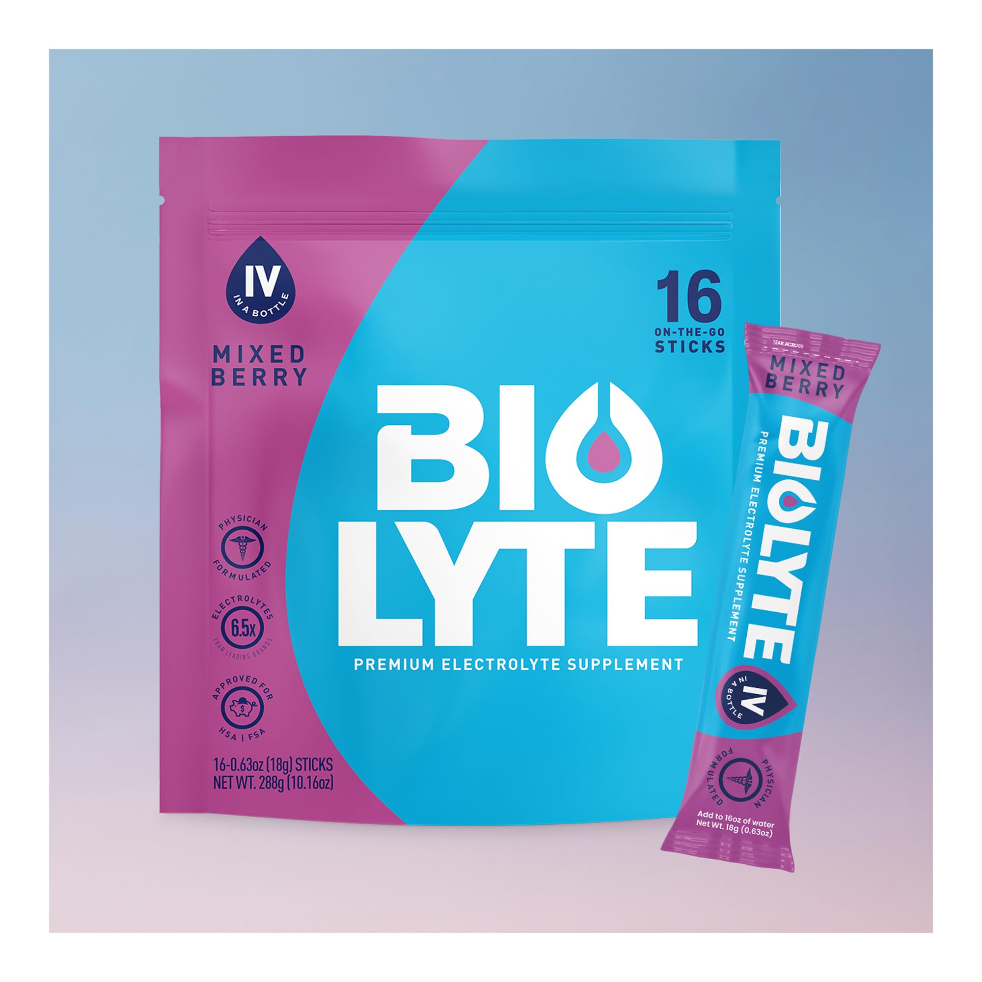 BIOLYTE kosher gluten free label on packaging