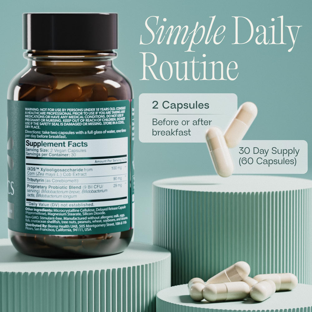 BIOMA Probiotics uses bifidobacterium breve longum lactis for a diverse gut-strengthening blend.