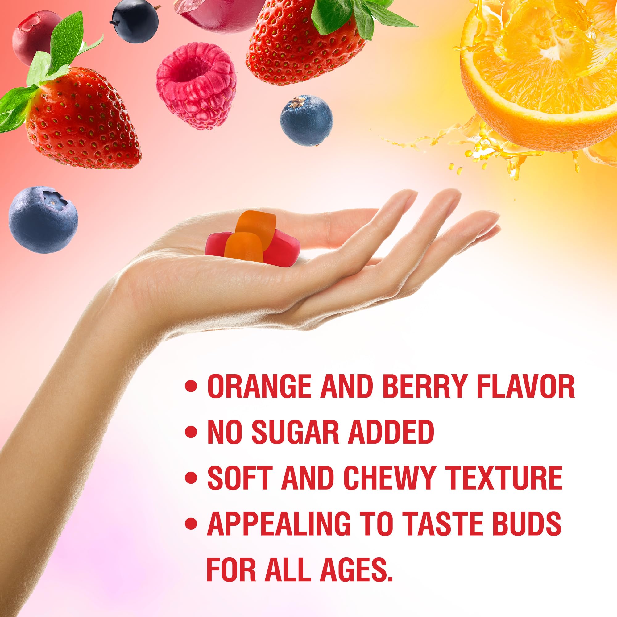 BionerLab gummies label highlights D3 and K2 ingredients
