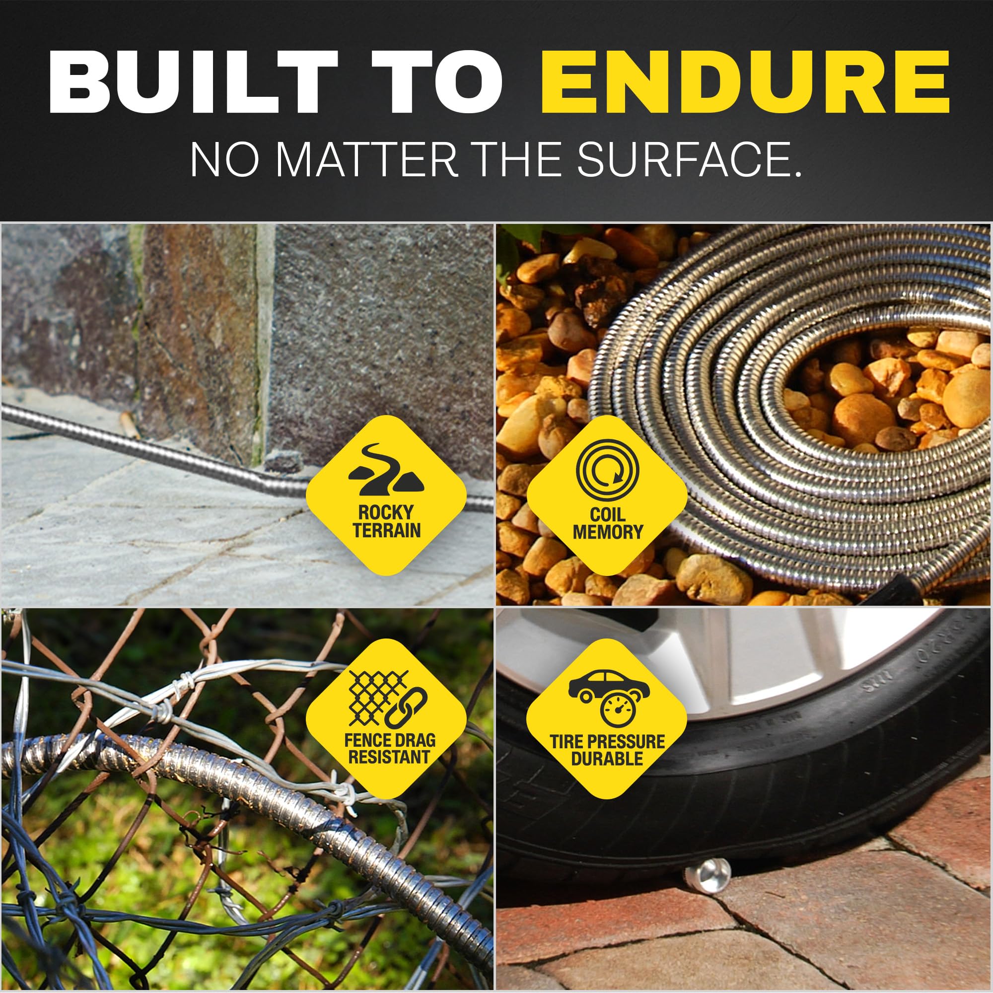 BIONIC STEEL 5-year guarantee highlights durable, long-lasting performance.