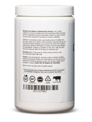 BioOptimal Collagen Peptides Powder label highlights grass-fed origin