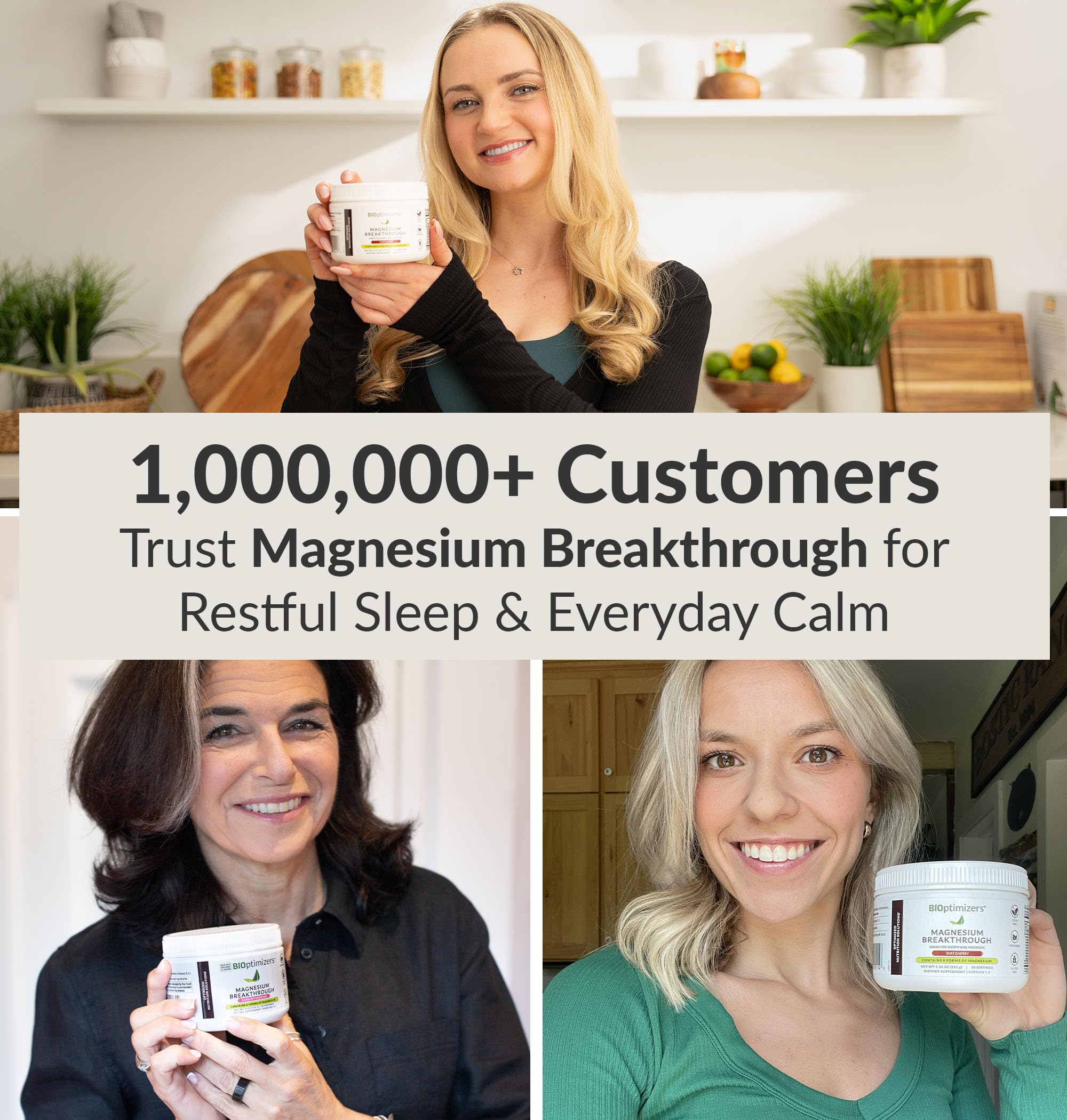 BIOptimizers Magnesium Breakthrough Drink morning routine setup supports daily wellness.