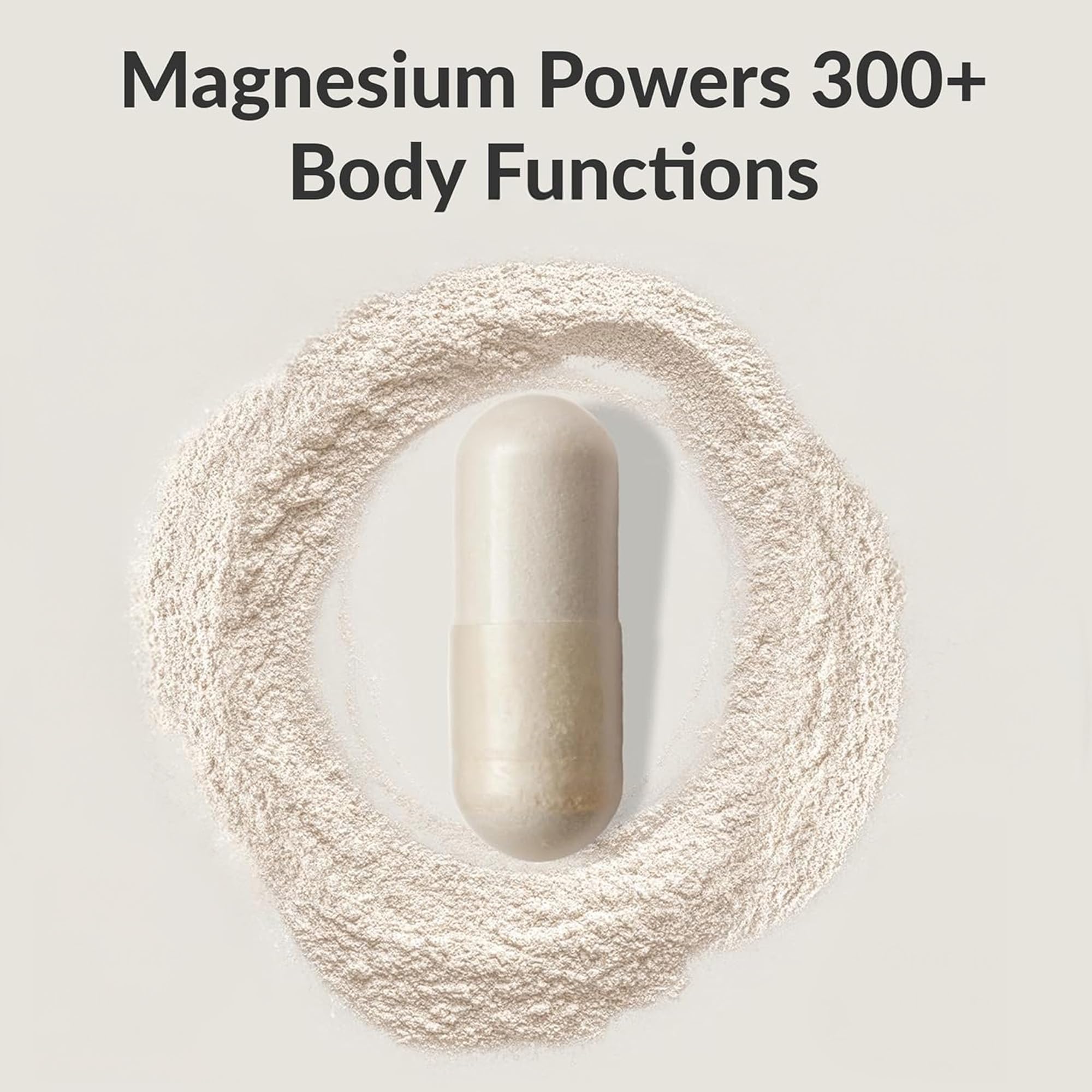BIOptimizers Magnesium Breakthrough label detail shows natural, pure formulation.