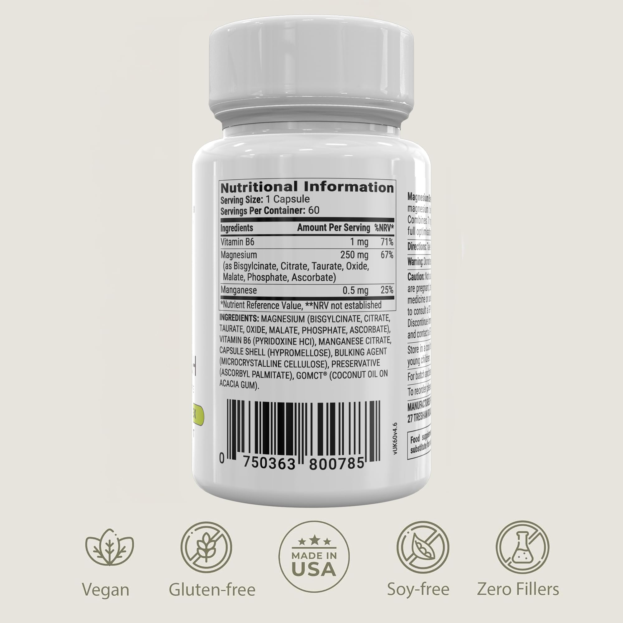 BIOptimizers Magnesium Breakthrough bottle beside a glass of water during daily routine.
