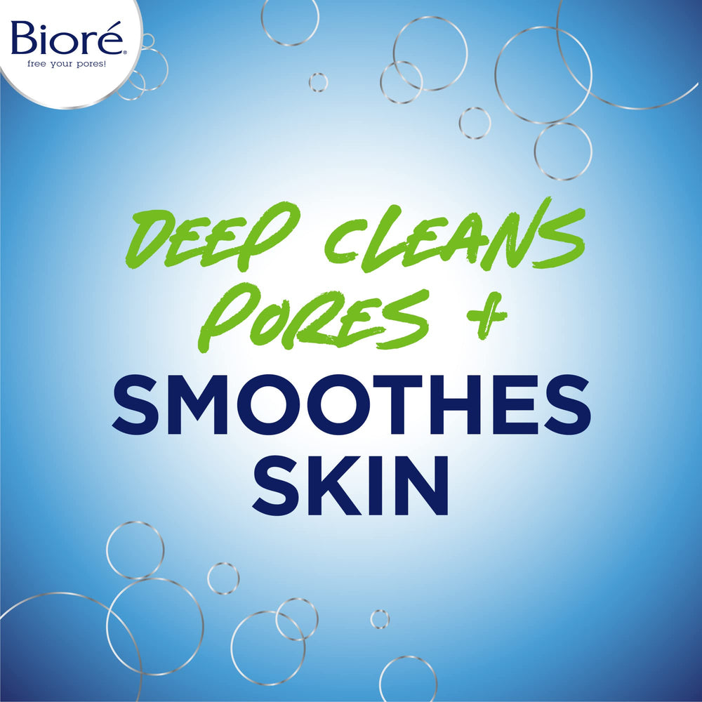 Biore Pore Unclogging Scrub packaging three-pack shown for convenient savings