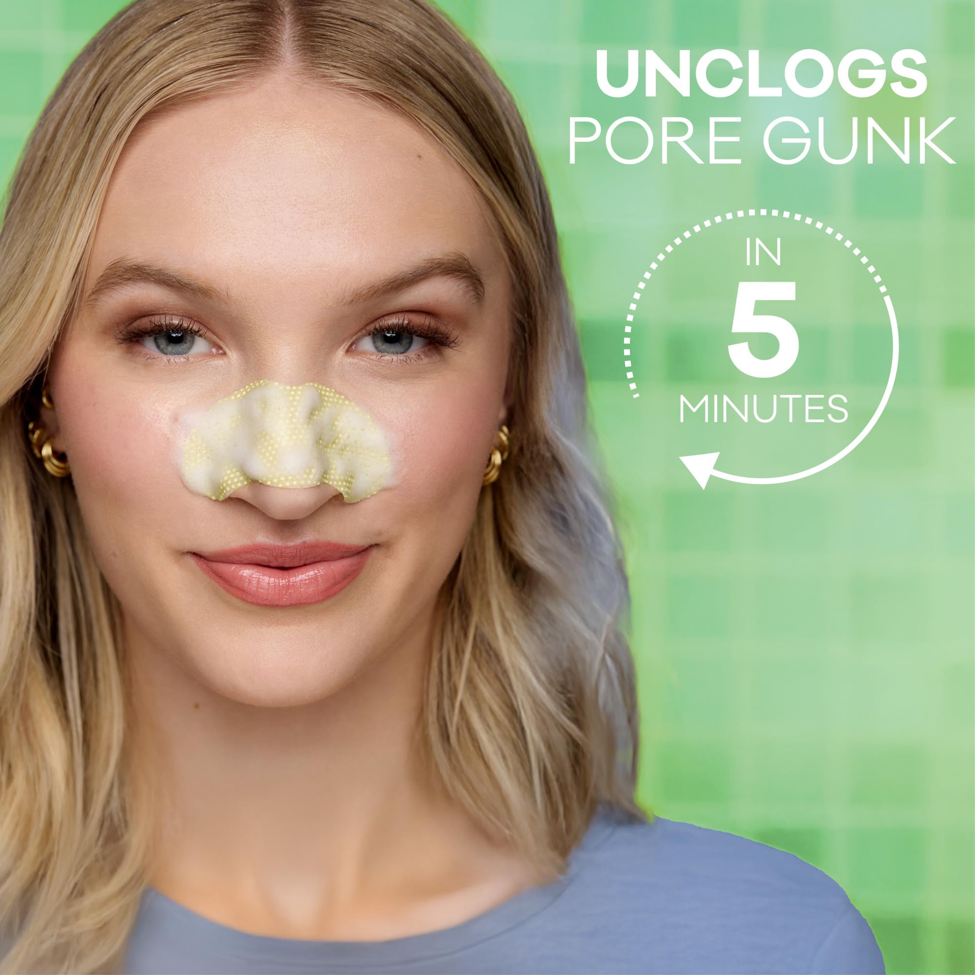 Biore two-in-one exfoliation visual highlights chemical and physical action