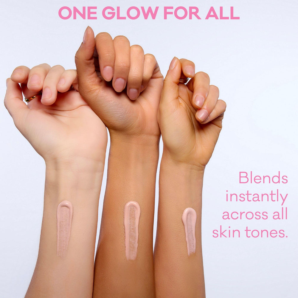 Niacinamide label close-up emphasizing tone and texture improvement potential.