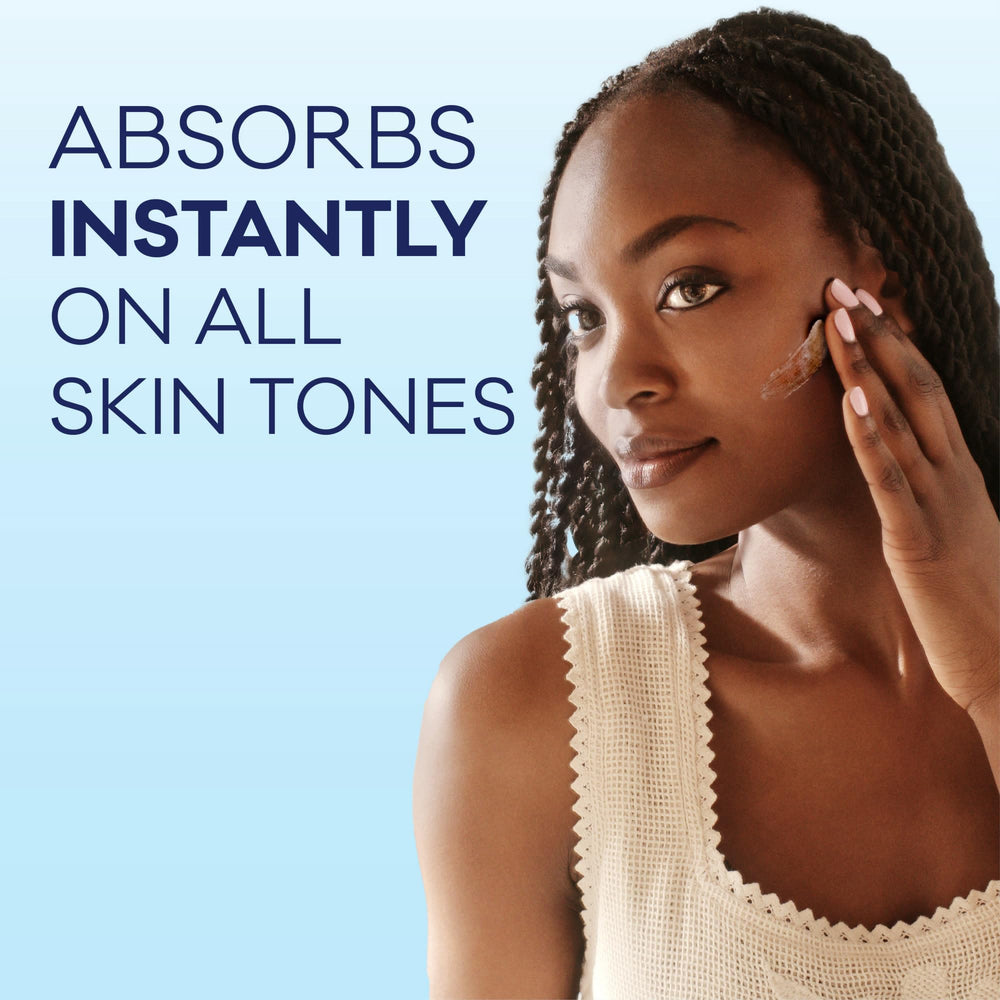 Biore UV Aqua Rich on diverse skin tones with no white cast.