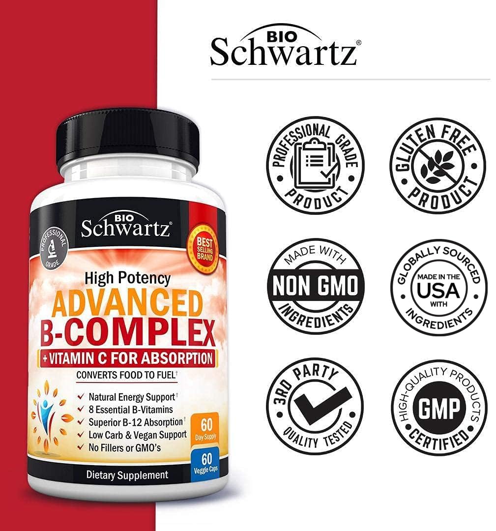 BioSchwartz B Complex allergen free formula without gluten or dairy