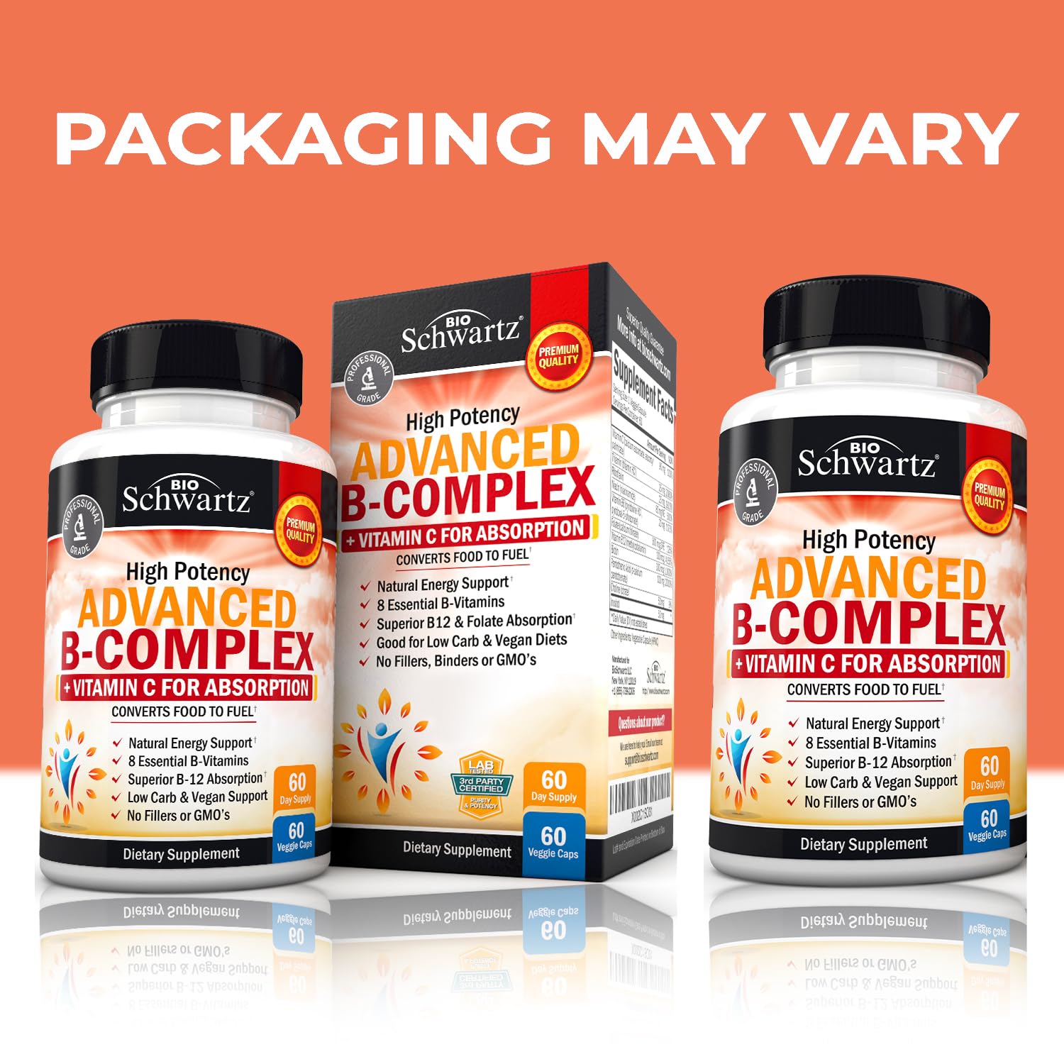 BioSchwartz B Complex capsules ready to take for high absorption