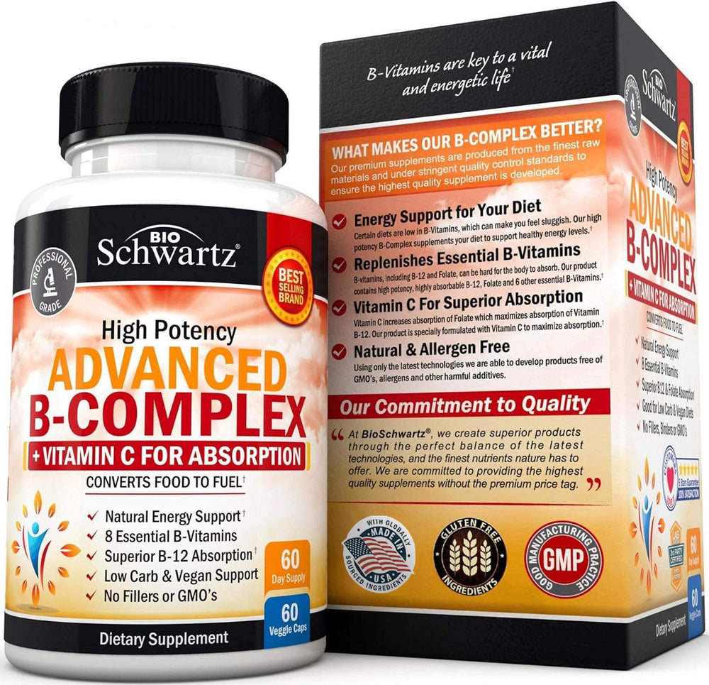 BioSchwartz B Complex professional formulation by healthcare experts