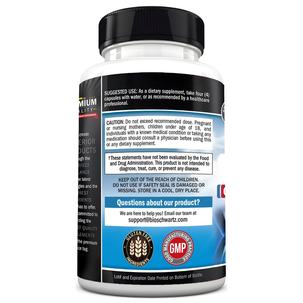 BioSchwartz Bone Strength multi-visual depiction highlights a complete mineral blend for daily wellness.