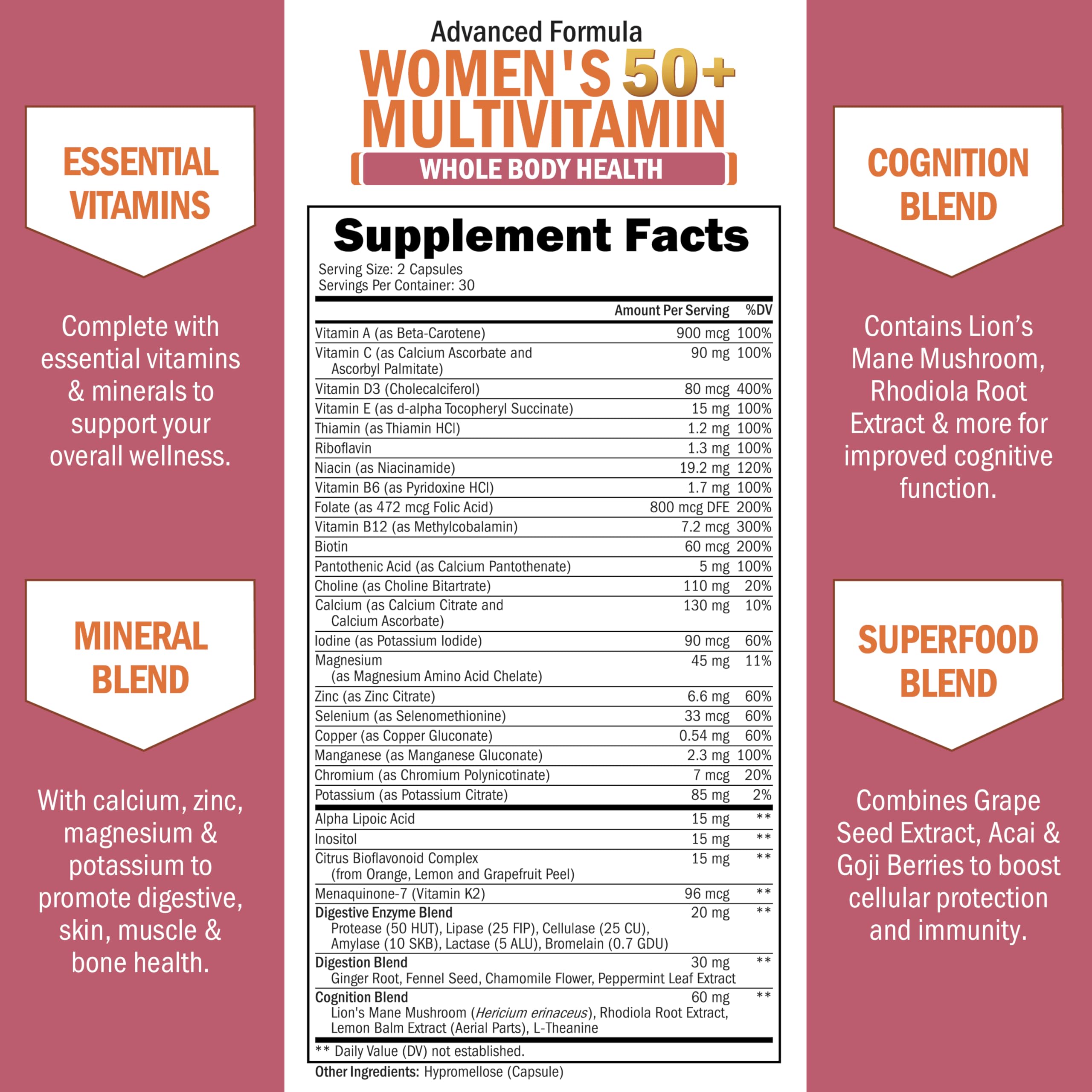 BioSchwartz calcium and vitamin D bottle foregrounds bone health for 50+