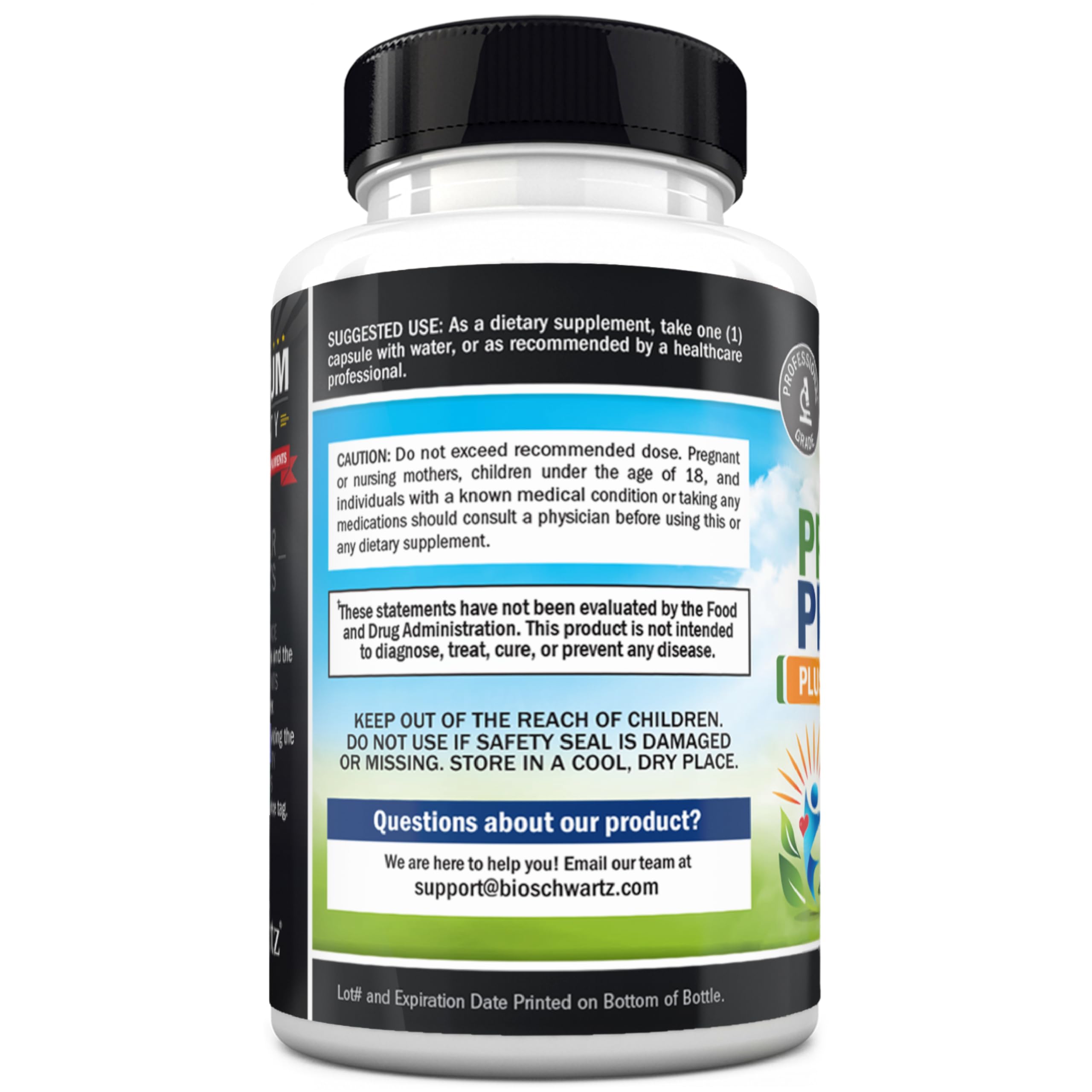 BioSchwartz capsules illustrate potential support for a healthy digestive balance.