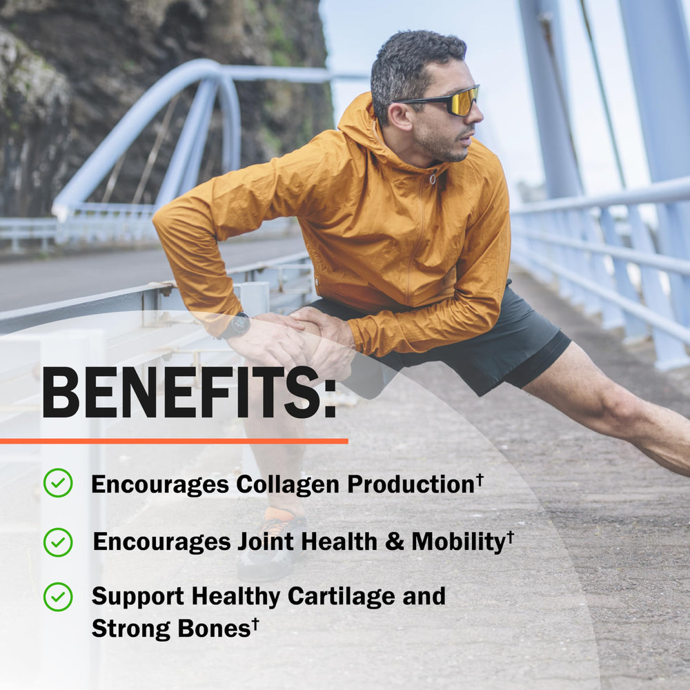 BioSchwartz collagen peptides blend supports joint matrix within capsules.