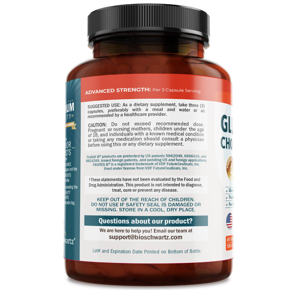 BioSchwartz gluten-free badge showcases clean ingredients.