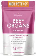 BioSchwartz Primal beef organ capsules closeup for daily vitality support