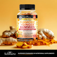 BioSchwartz peach gummies serving pack for on the go support