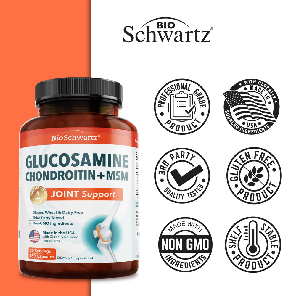 BioSchwartz US manufactured label emphasizes quality standards.