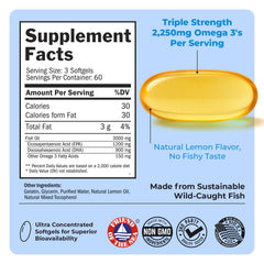 BioSchwartz wild-caught omega-3 fish label signaling sustainable sourcing.
