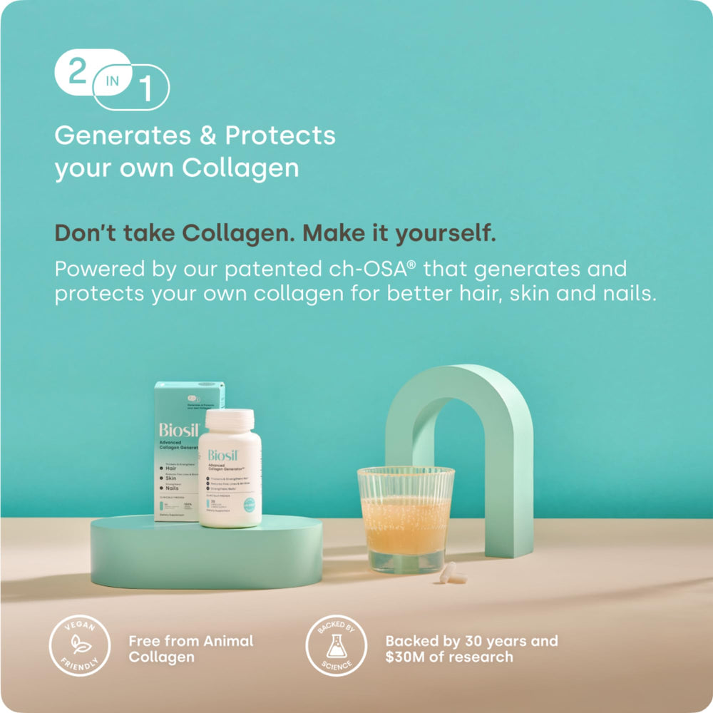 Biosil Collagen Booster joints support captures active living with flexible movement