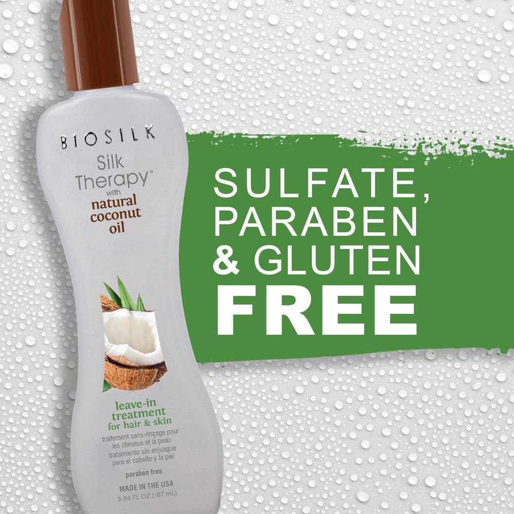 BioSilk Silk Therapy applied to ends helps reduce split ends.
