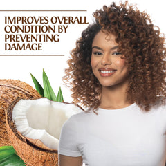 BioSilk Silk Therapy leave-in application on hair for smoothness and gloss.