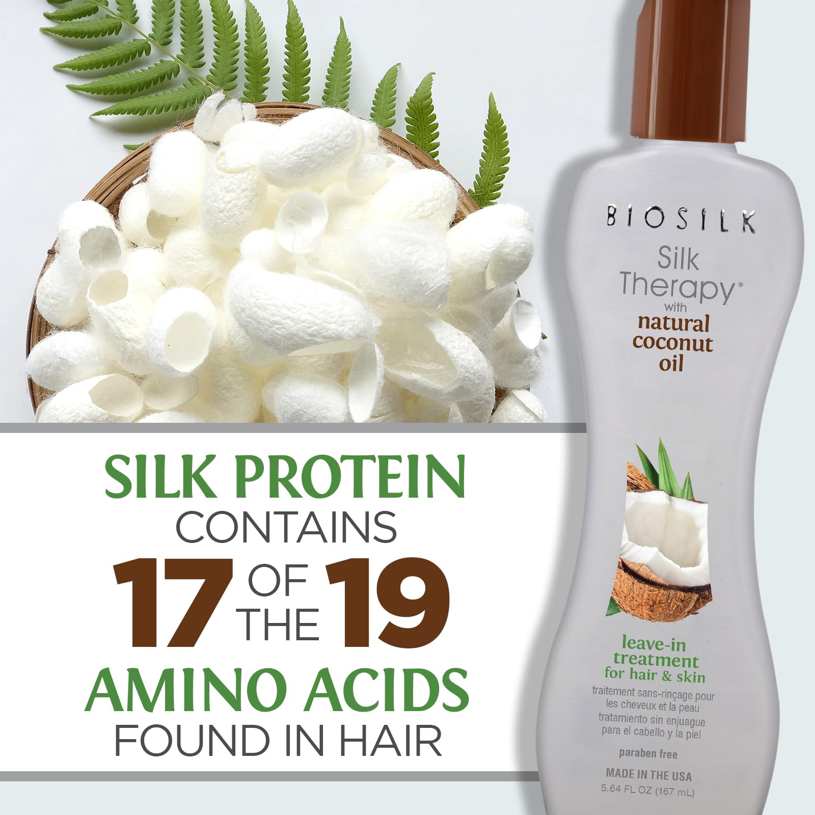 BioSilk Silk Therapy skin application for gentle dryness relief.