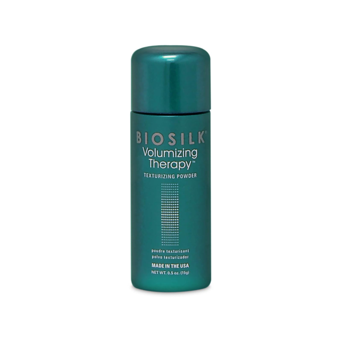 BioSilk Volumizing Therapy root lift powder boosts lift at the roots for lasting style.