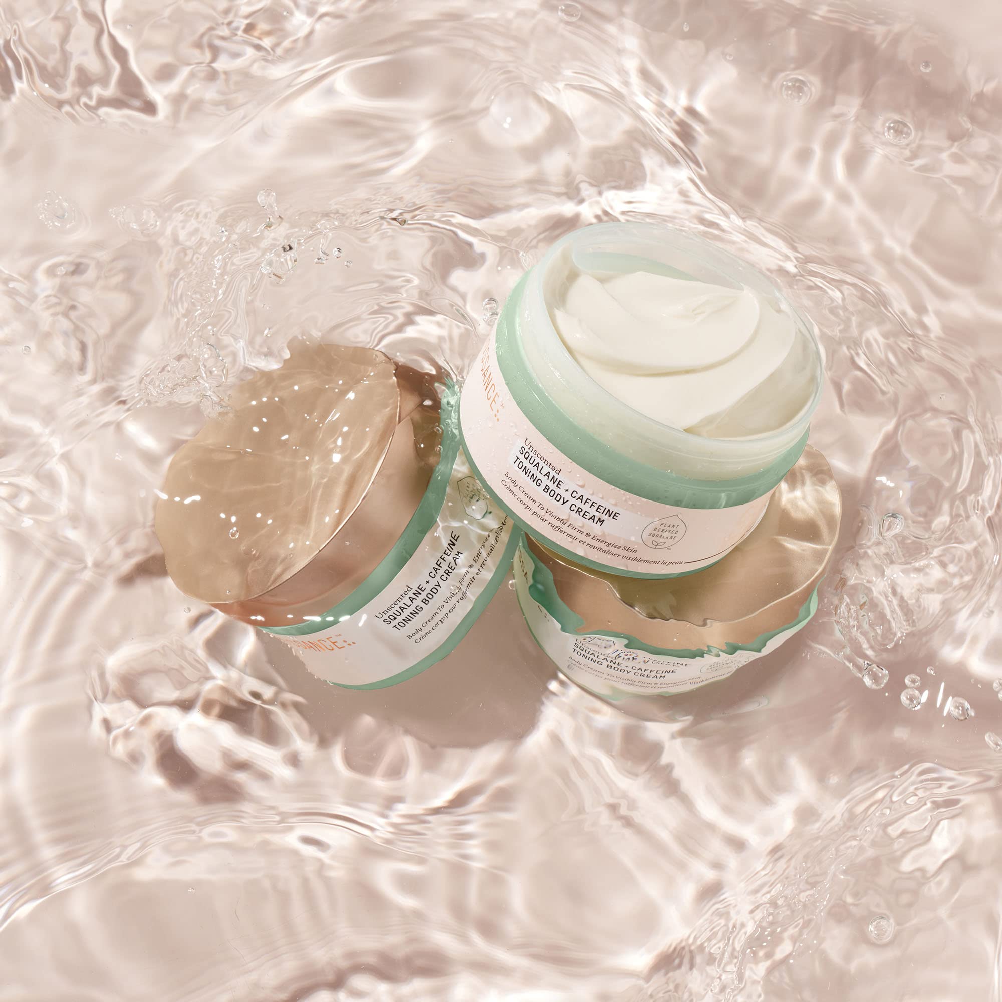 BIOSSANCE Squalane + Caffeine Toning Body Cream packaging front