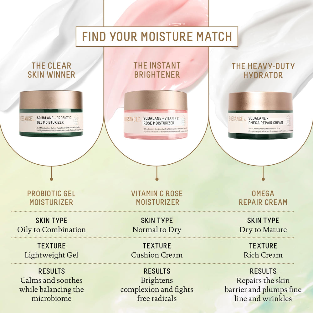 BIOSSANCE bisabolol detail highlights soothing comfort from wild chamomile.