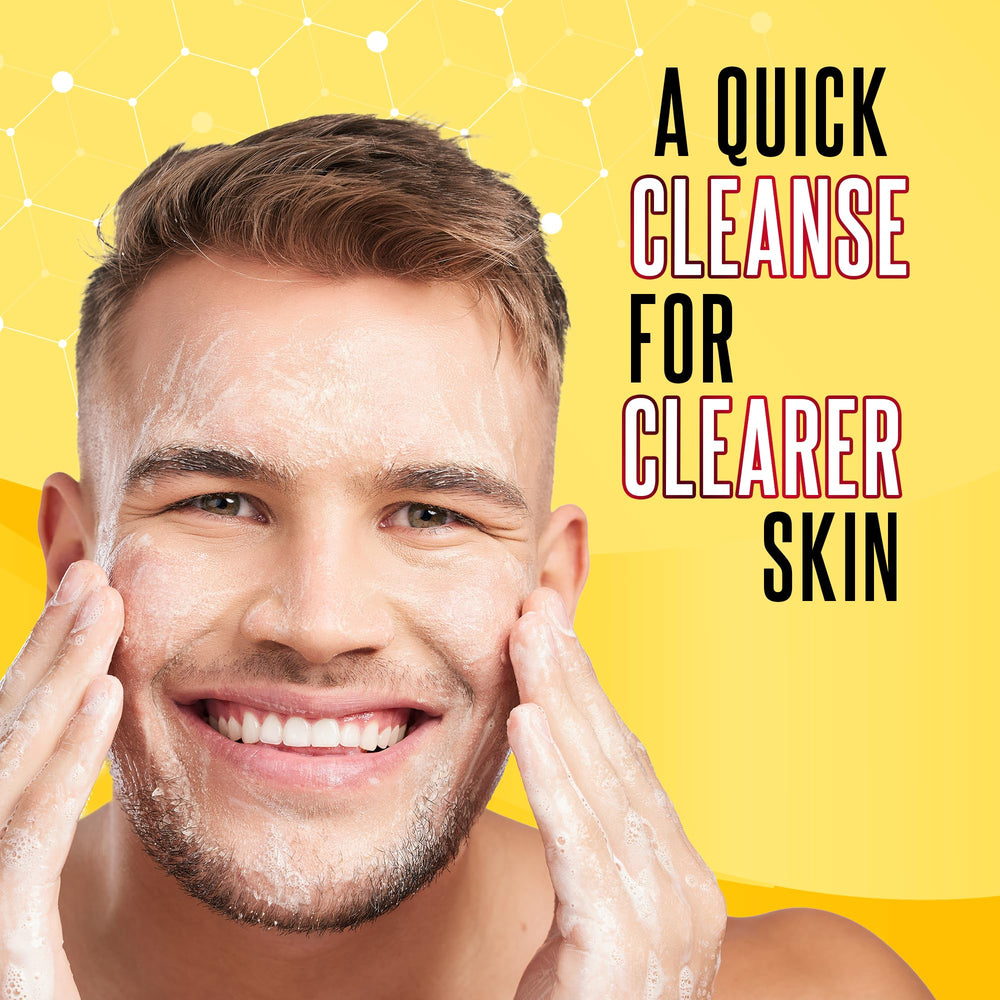 Close-up of clean pores and refreshed complexion after use.