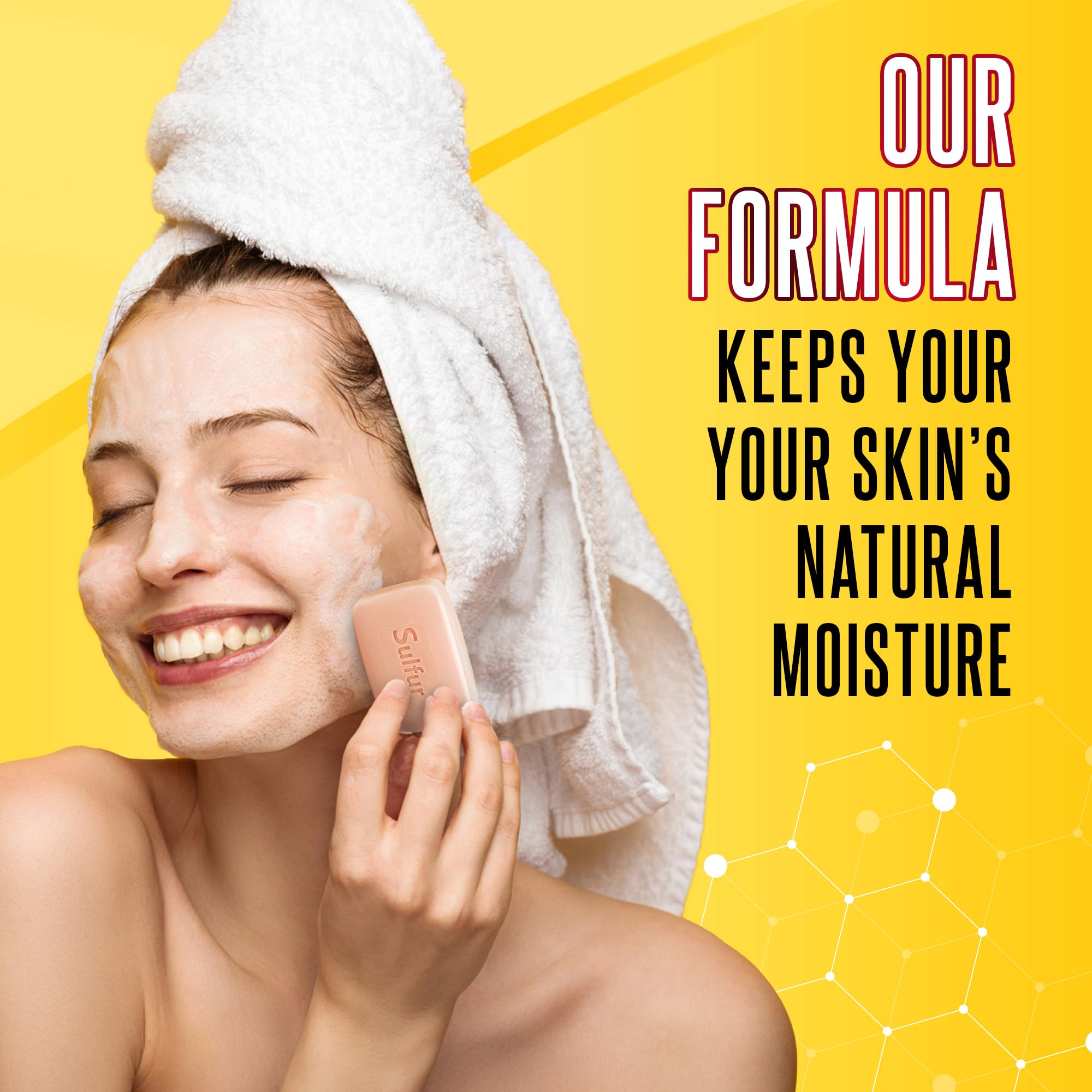 Matte finish after washing, reducing facial shine for a natural look.
